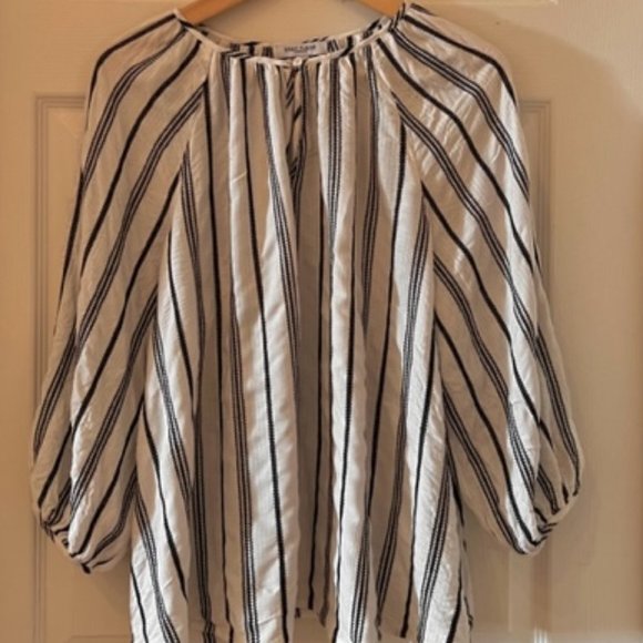 Cotton Peasant Blouse by London Designer - Picture 1 of 8